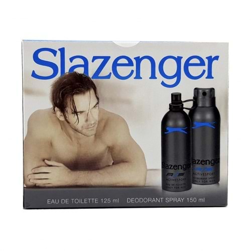Slazenger Erkek Parfüm Set 125 Ml Edt 150 Ml Deodorant Mavi