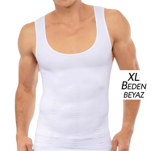 500 Layza Form Seamless Erkek Atlet Beyaz XL