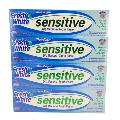 Fresh White Sensitive Diş Macunu 100 Ml 12*