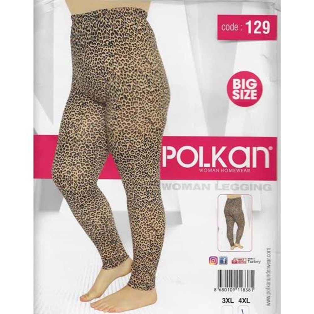 Polkan 129 Leopar Uzun Battal Tayt 3xl