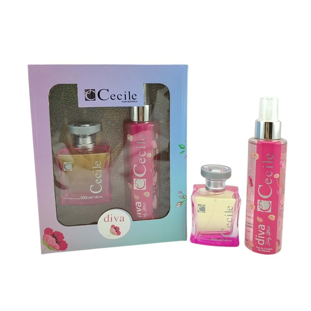 Cecile Parfüm Seti+Body Mist Diva