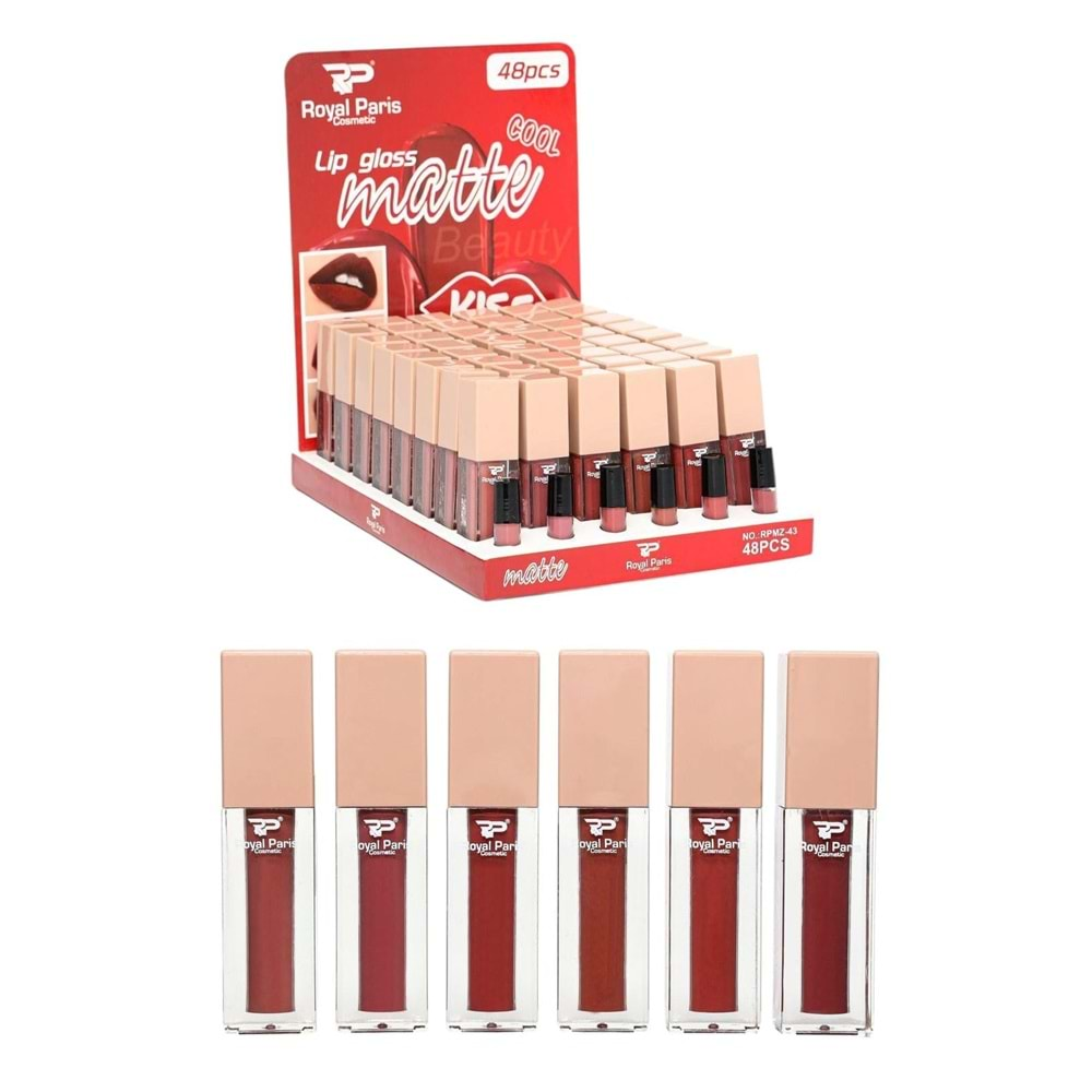 Royal Paris Matte LipGloss Rpmz43 48*