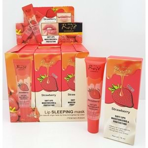 Rose Strawberry Dudak Maskesi 18ml 12*