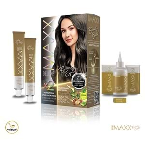 Maxx Deluxe Saç Boyası 7.1 Küllü Kumral