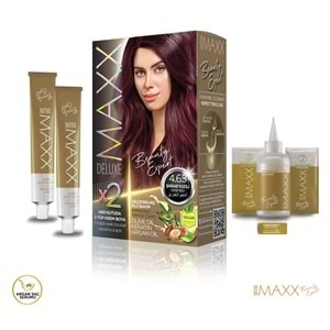 Maxx Deluxe Saç Boyası 4.65 Şarap Kızılı