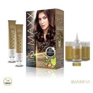 Maxx Deluxe Saç Boyası 7.7 Karamel Kahve