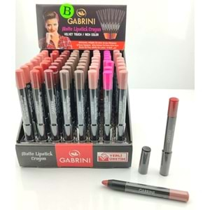 Gabrini Matte Crayon Dudak Kalemi 64*