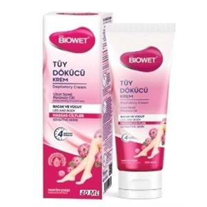 Biowet Tüy Dökücü Krem Hassas Ciltler Women 40 Ml 20*