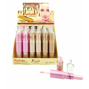 Rose Çift Taraflı Higlighter Concealer Rc021 24*