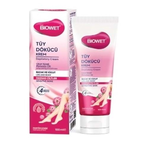 Biowet Tüy Dökücü Krem Hassas Ciltler Women 12*