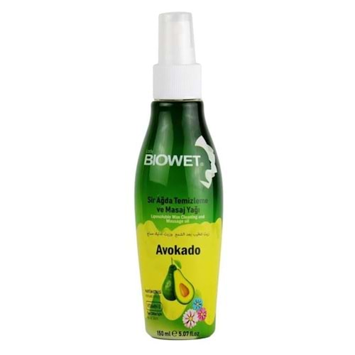 Biowet Ağda Masaj Yağı Sprey 150 Ml Avokado