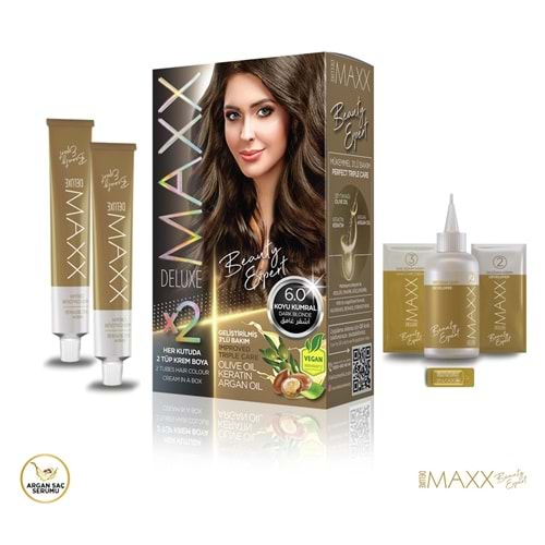 Maxx Deluxe Saç Boyası 6.0 Koyu Kumral