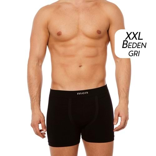 600 Layza Form Erkek Boxer Dikişsiz Gri XXL