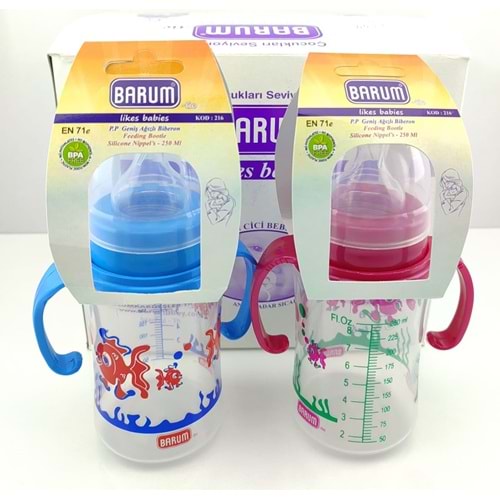 Barum Geniş Ağızlı Biberon 250 Ml