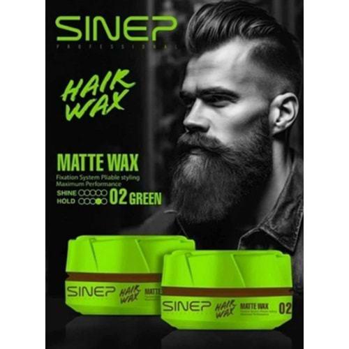 Sınep Hair Wax 02 Matte Green