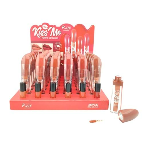 Rose Kiss Me Matte Likit Islak Ruj Rl25 36*