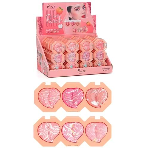 Rose Peach 4Lü Teracota Allık R884 24*