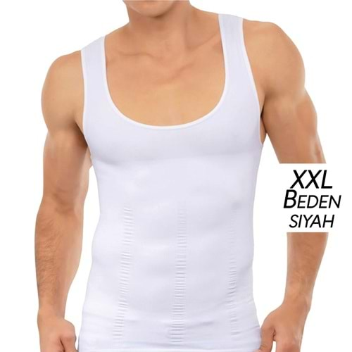 500 Layza Form Seamless Erkek Atlet Siyah Xxl